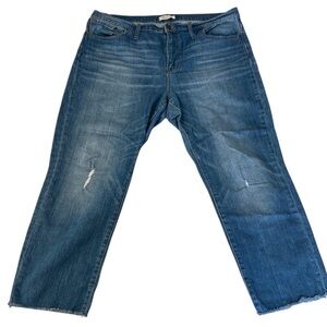 Madewell High Rise Slim Crop Boyjean